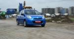 2011-Nissan-Micra-for-India-Panning-Front-Three-Quarter