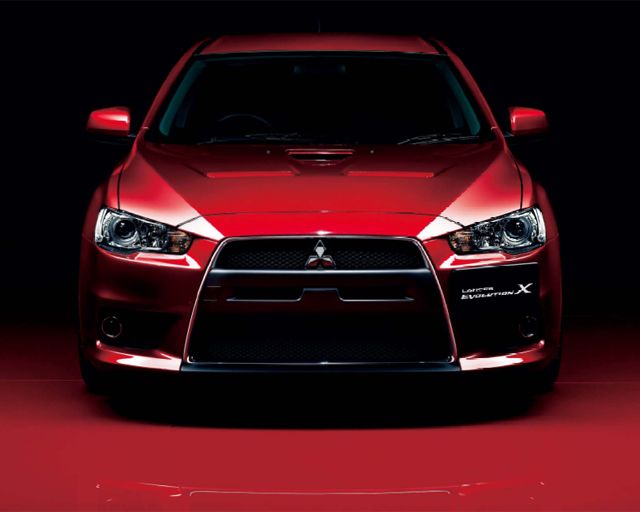 CZ4A Mitsubishi Lancer Evolution X is modified with the installation of