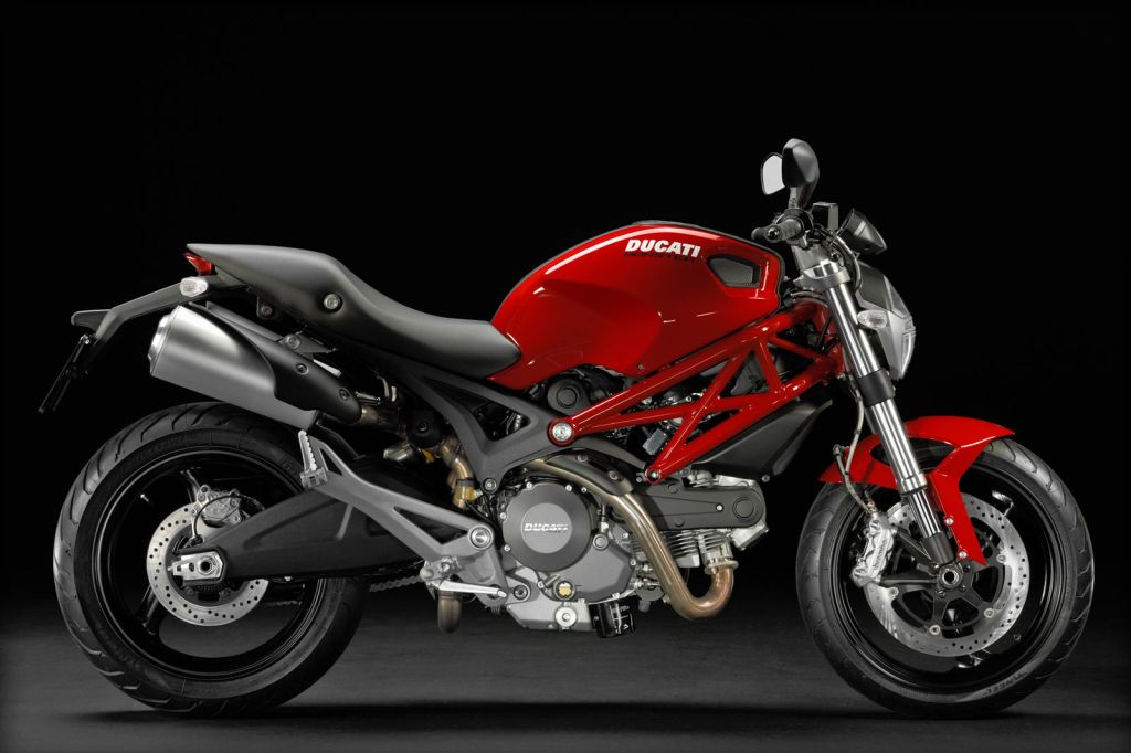 The Ducati Monster 795 will be available in red white and black colors