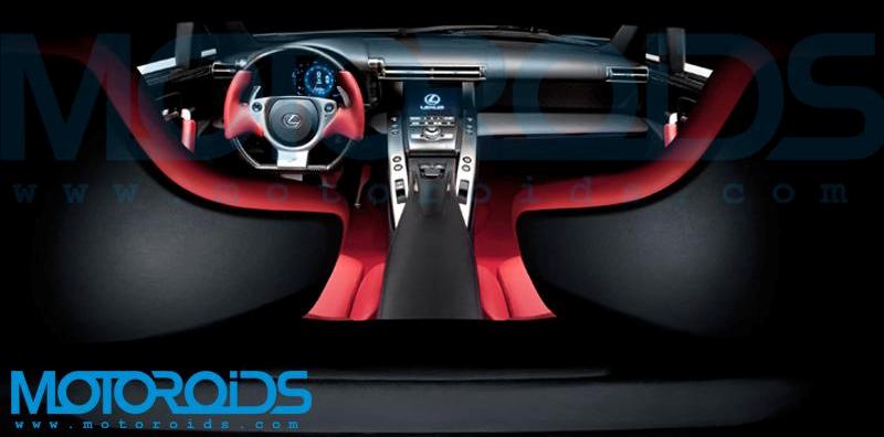 Lexus Lfa Supercar Interior. Lexus LF-A Supercar – the