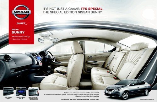 2013 Nissan Sunny Special Edition Nissan Sunny Special Edition Launched in India
