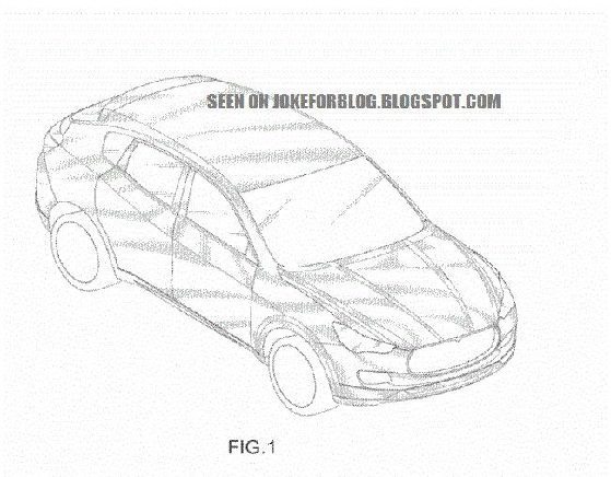 2014 Maserati Lavante 2014 Maserati Lavante Revealed in Patent Drawing