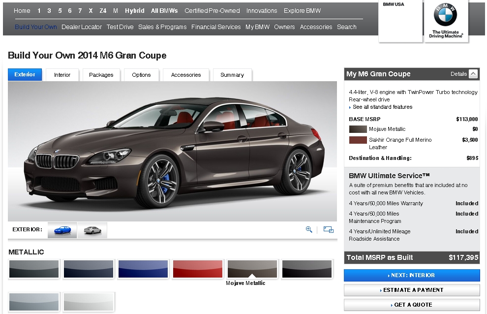 Bmw official website build your own #1