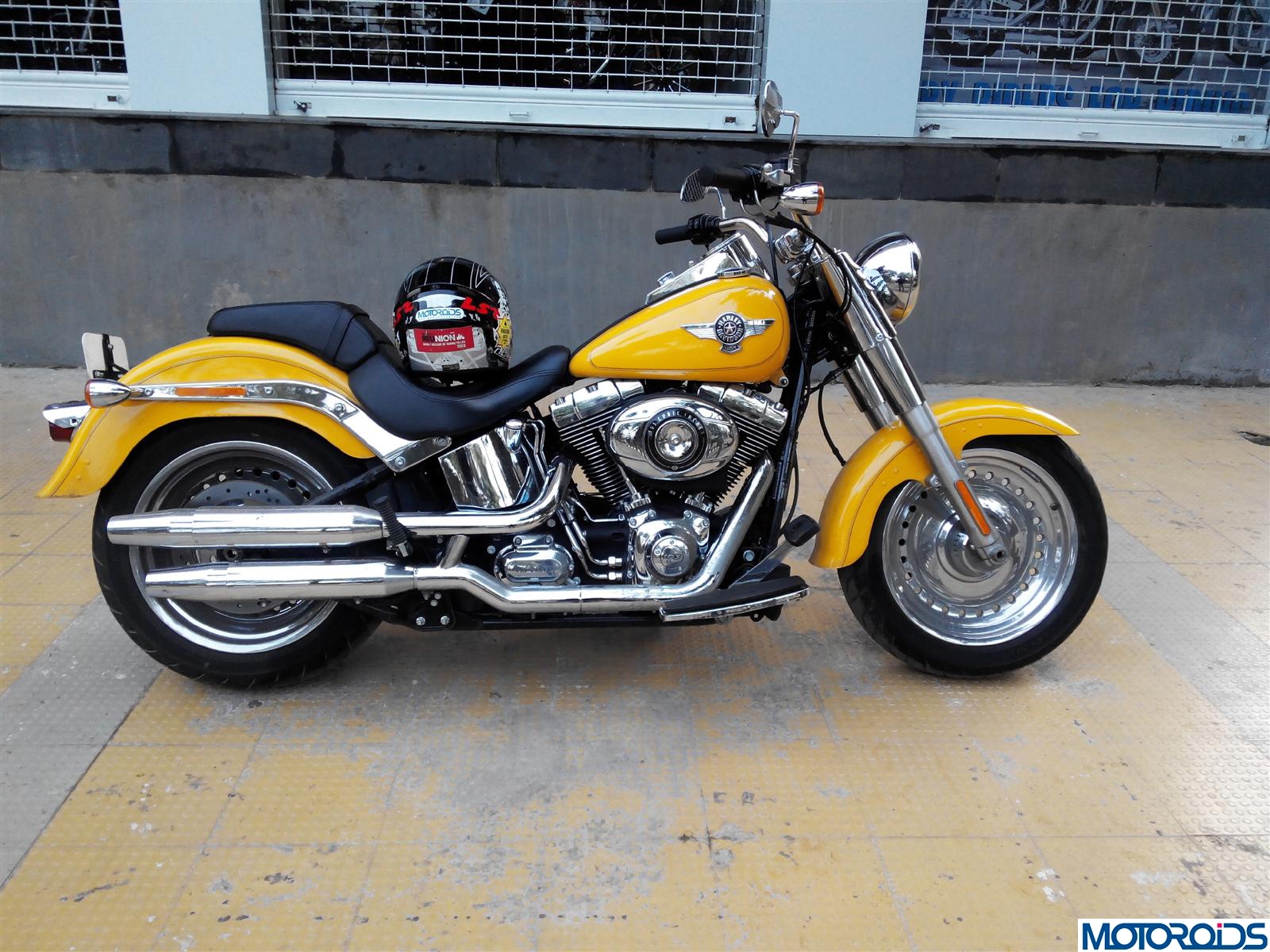 Harley Davidson Fatboy Ride Review FAT Couture Motoroids