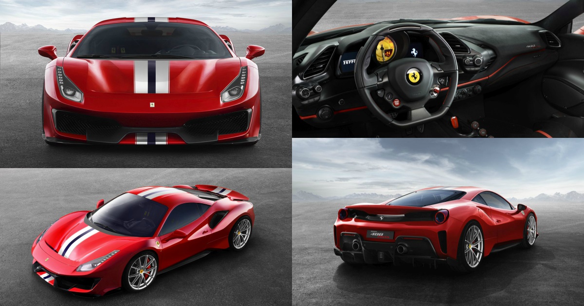 OFFICIAL: New Ferrari 488 Pista Revealed; Gains Power And Loses Weight Over The 488 GTB | Motoroids